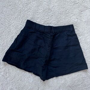 H&M Black High Waist Women's Linen Blend